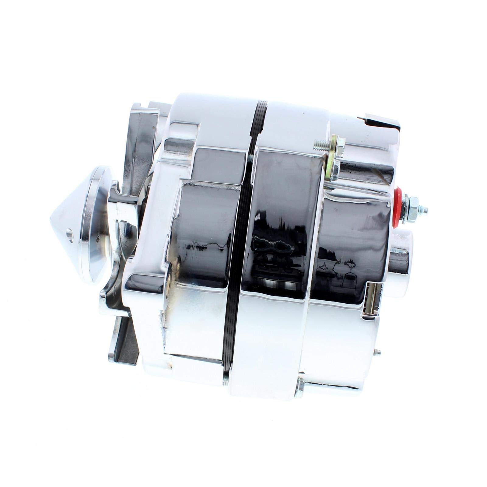 Tuff Stuff 7140ABULL Chrome 140 Amp High Output Alternator for GM Trucks & SUVs - Perfect for Off-Roading, Towing & Performance Upgrades