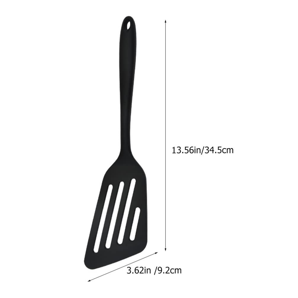 Premium Flexible Nonstick Steak Frying Spatula - Heat Resistant Scald-Proof Handle - Perfect for Woks, Grills & Kitchen Cooking Utensils - Ideal for BBQ, Stir Fry & Sautéing Dishes