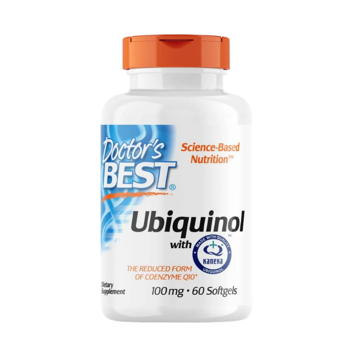 Doctor's Best Ubiquinol with Kaneka QH 100mg - 60 Softgels for Heart Health & Energy Support - Premium CoQ10 Supplement for Adults & Seniors - Perfect for Cardiovascular Wellness & Active Lifestyle