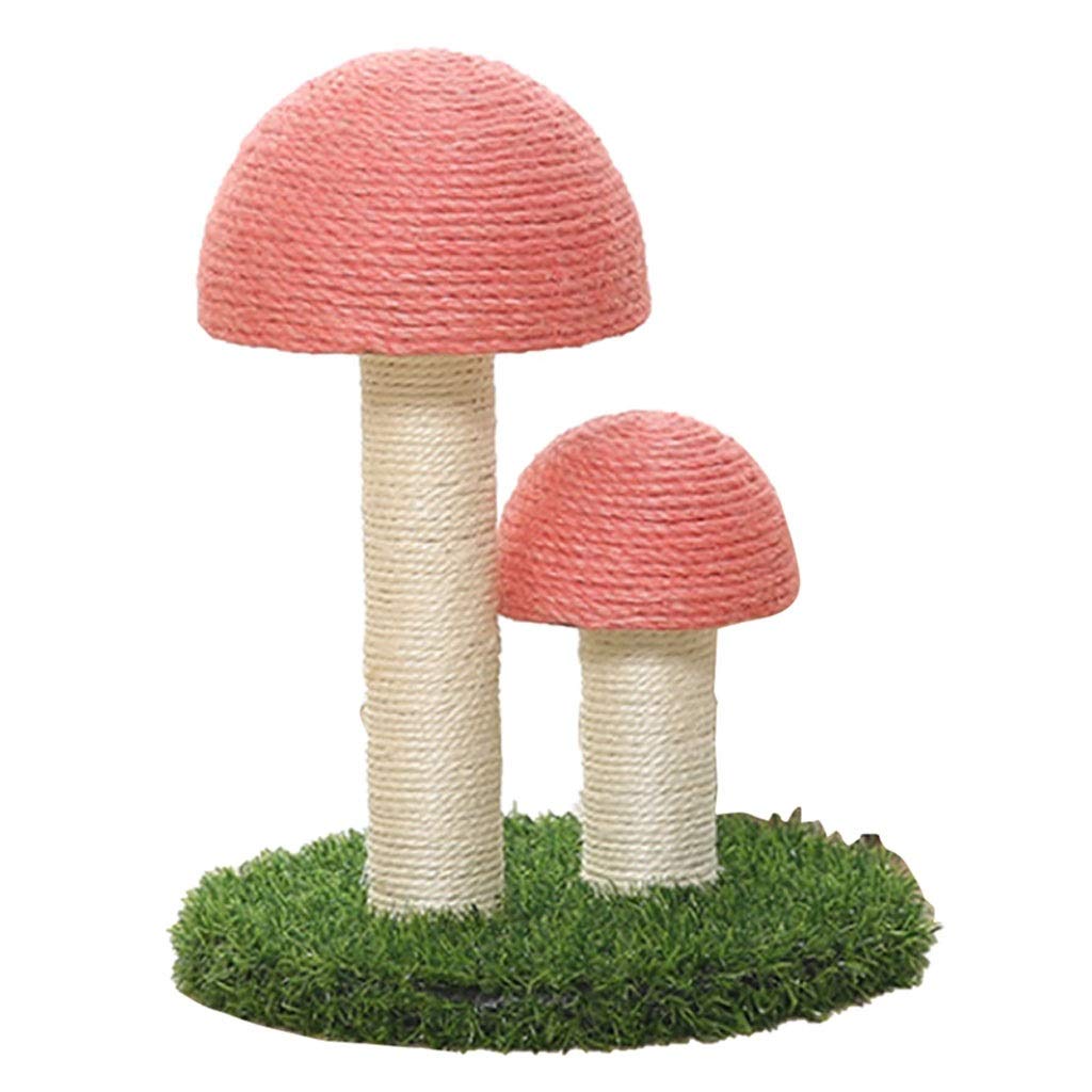 **XLAIQ Mushroom-Shaped Cat Climbing Frame – Sisal Rope Scratching Post & Kitten Toy – Perfect for Indoor Play & Cat Exercise**