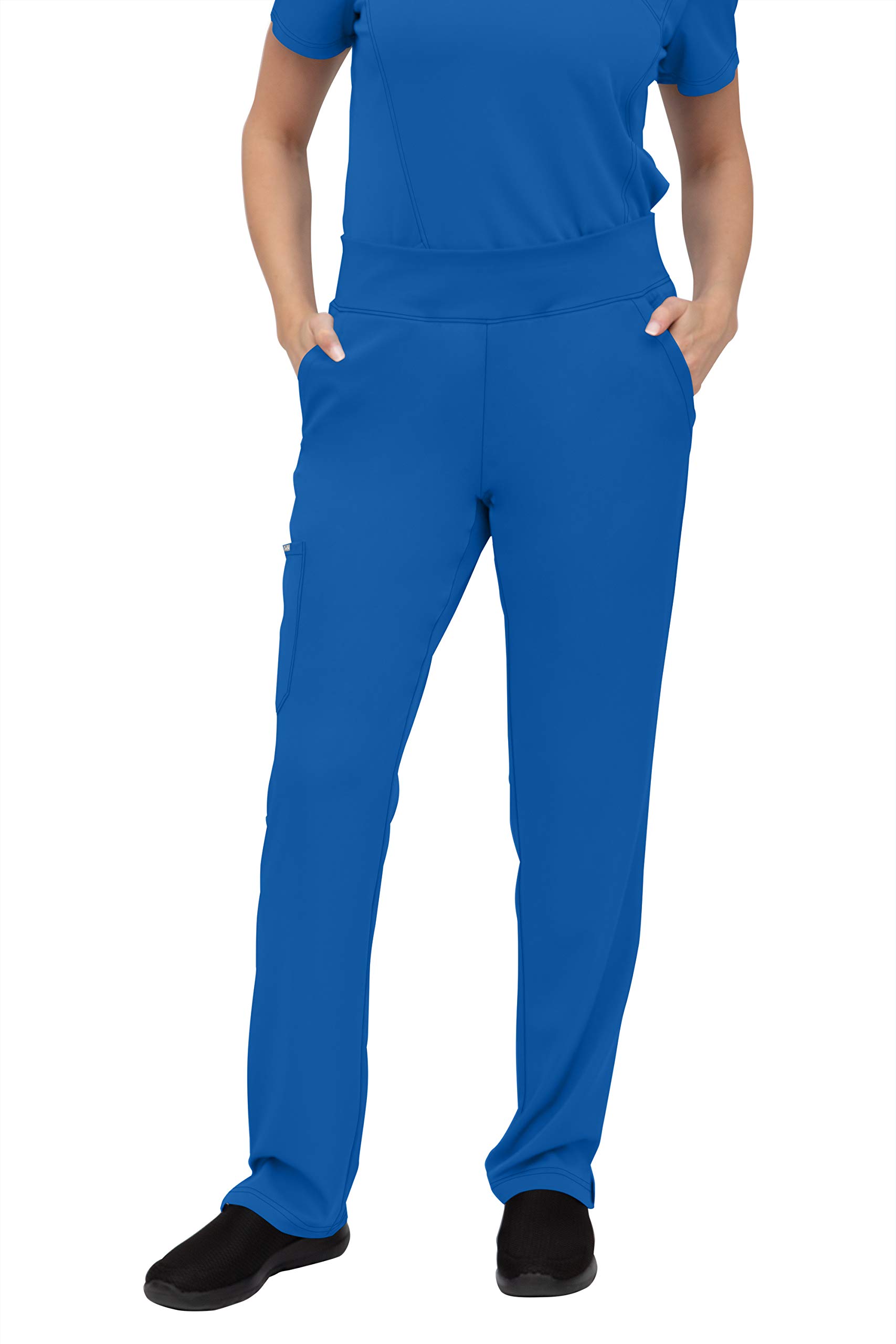 SOULFUL SCRUBS for Women - 5 Pocket Yoga Waistband Scrub Pants | Midrise Fit 3501 Camila | Comfortable Medical Uniform for Nurses, Doctors & Healthcare Professionals