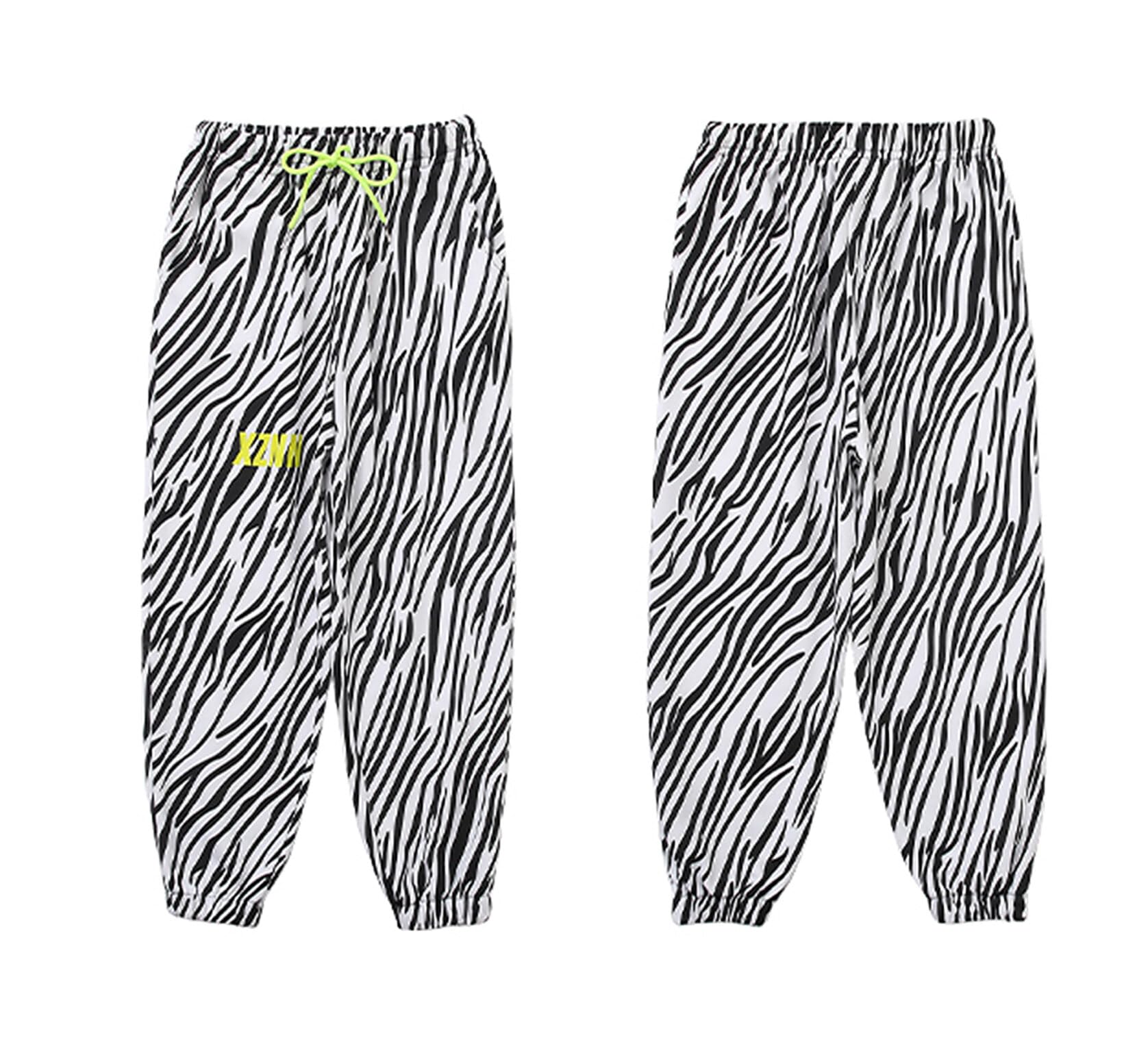 Happy Cherry Kids Girl Hip Hop Outfits - Casual Loose Dance Joggers for Girls 3-15 Years | Lightweight Spring Fall Trousers | Perfect for Dance Class, Streetwear & Everyday Play