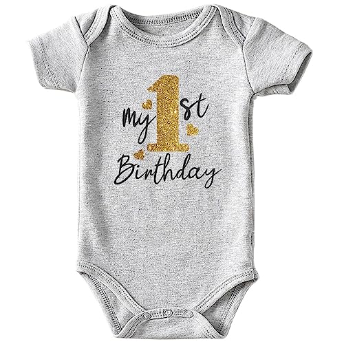 Gray My 1st Birthday