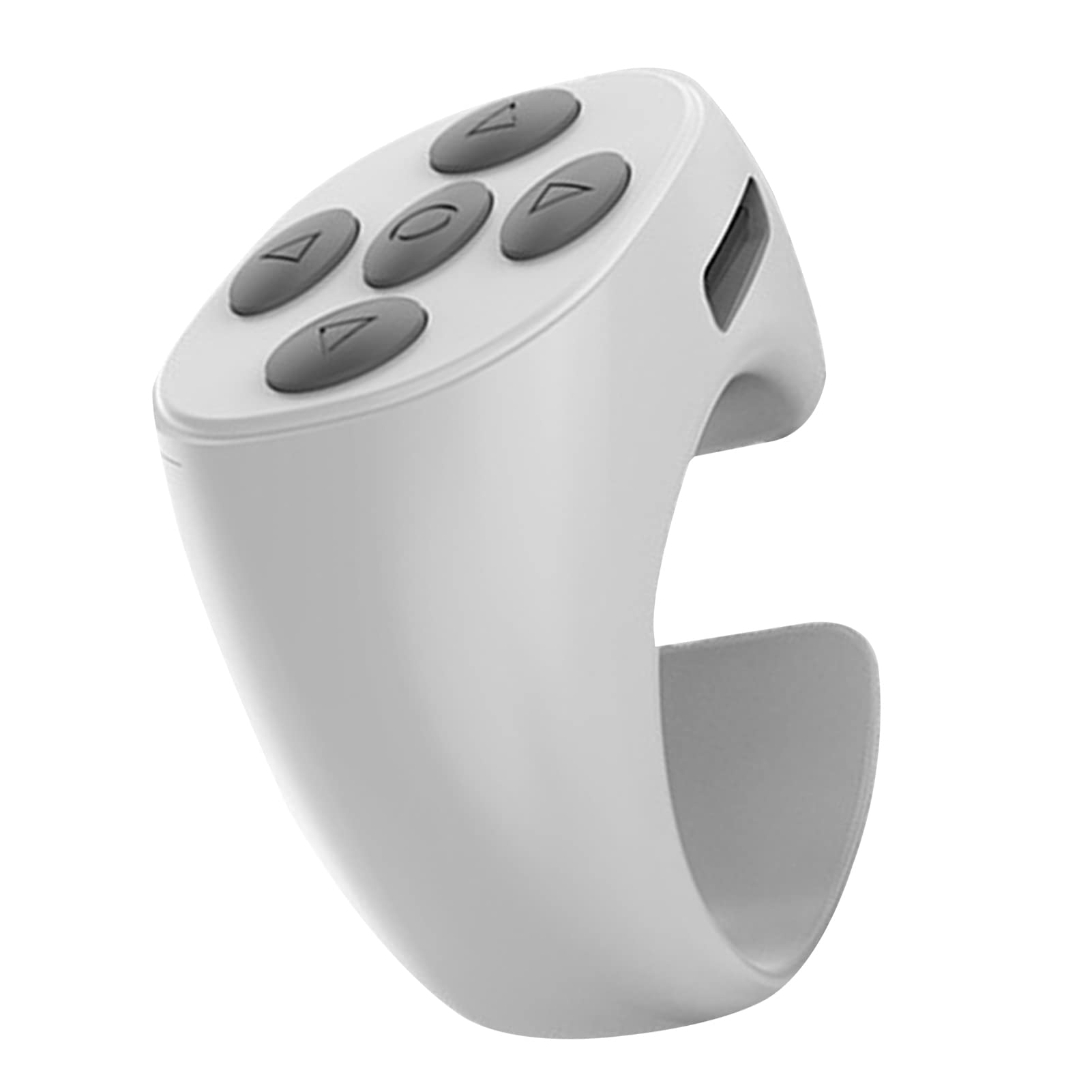 TikTok Kindle Bluetooth Remote Page Turner - Rechargeable Bluetooth Clicker Scrolling Ring for iPhone iPad, Camera Remote Shutter & Selfie Button - Perfect for Reading, Live Streaming, Online Teaching & Hands-Free Photography