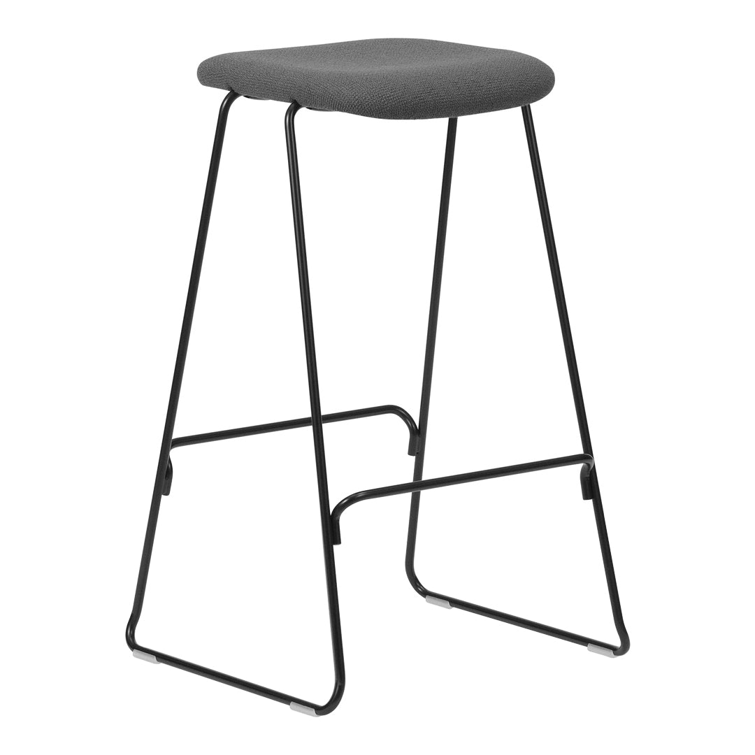 Just Bar Stool - Fully Upholstered Bar Height Stool with Padded Seat - Perfect for Kitchen Islands, Home Bars & Breakfast Nooks