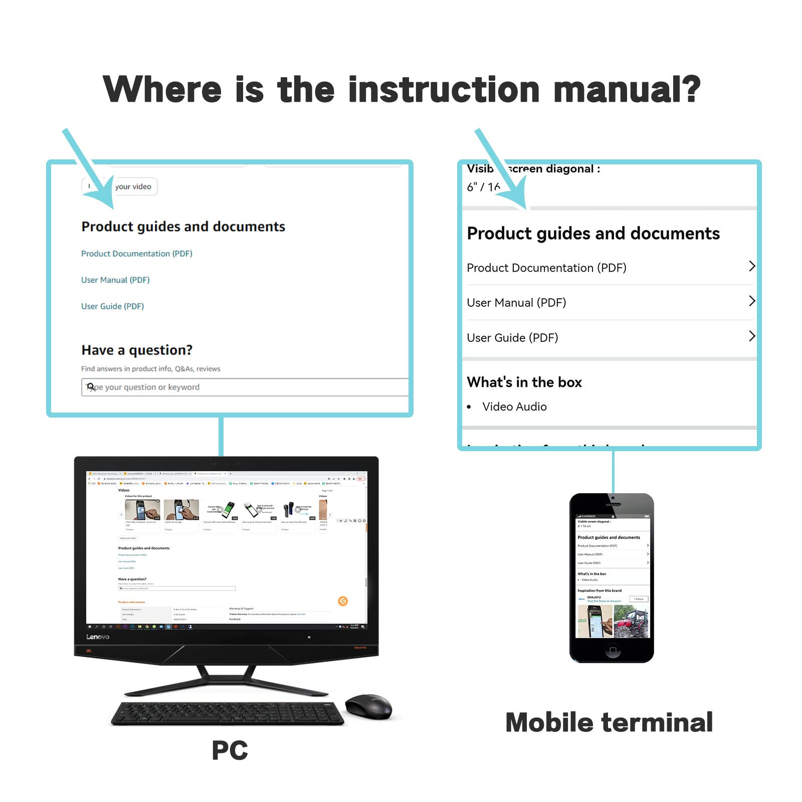 Android 10 Handheld Mobile POS Terminal with 58mm Thermal Receipt Printer - 4G/WiFi/Bluetooth Connectivity, Built-in Google Play for Retail & Small Business | Perfect for On-the-Go Payments, Food Trucks, and Pop-up Stores