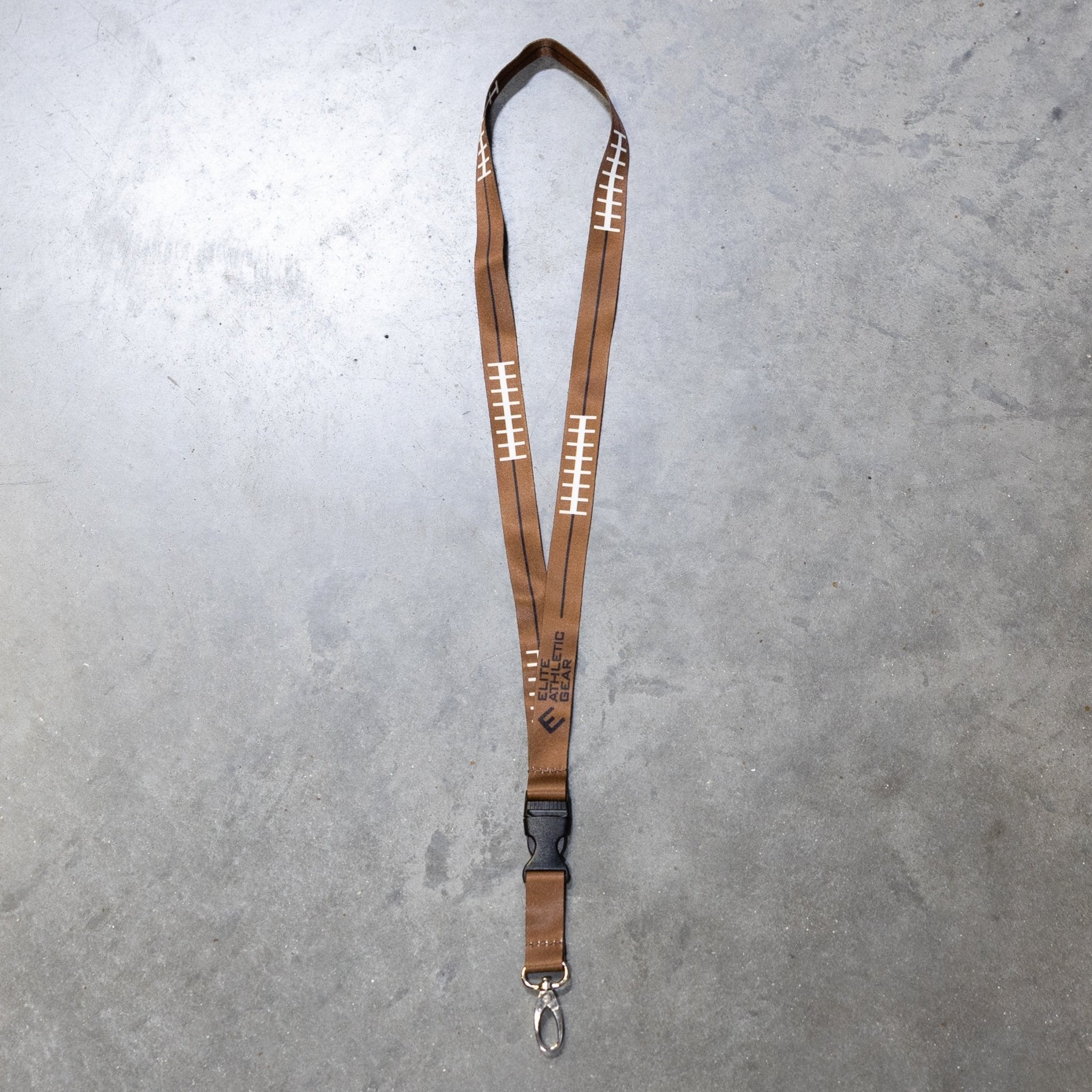 Custom Football Lanyard for Keys & ID Badges - Durable Sports Themed Neck Strap for Fans, Events & Work Security
