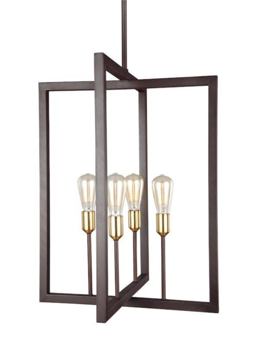 Fernet Linear Lantern - Modern Outdoor Wall Light with Black Metal Frame, Waterproof LED Lighting for Patio, Garden, Porch & Backyard Decor