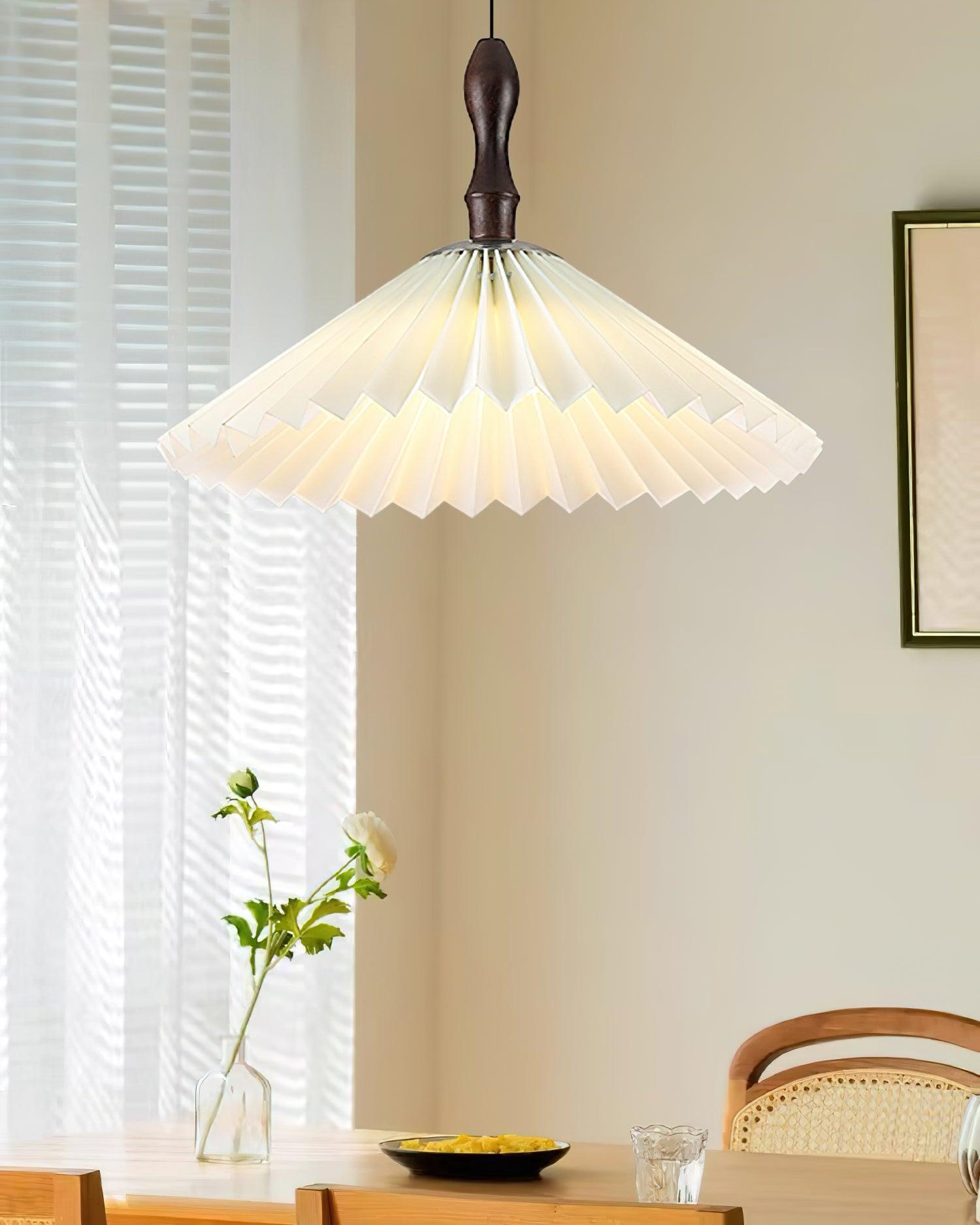 Elegant Handmade Flower Paper Pendant Lamp - Boho Chic Ceiling Light for Bedroom, Living Room & Dining Room Decor