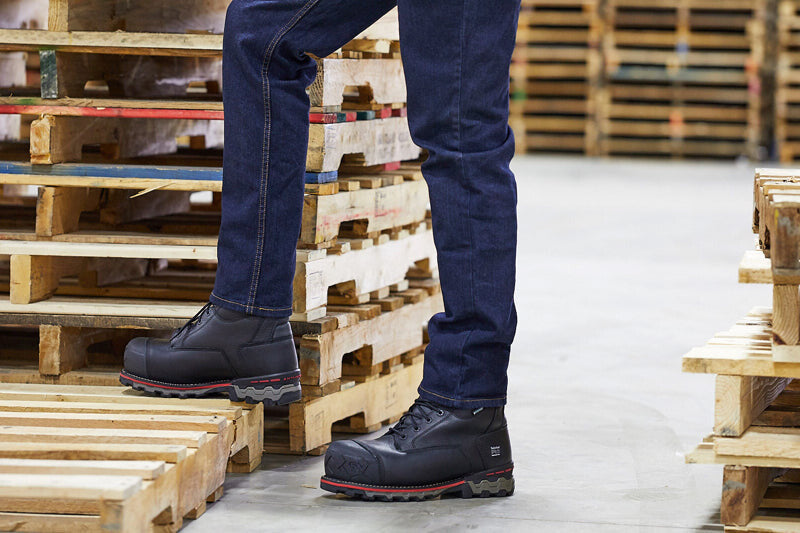 Timberland PRO Boondock Men's 8 Composite Toe Work Boot With 1000g Insulation A131D Black - Durable Safety Boots for Construction, Warehouse & Outdoor Work