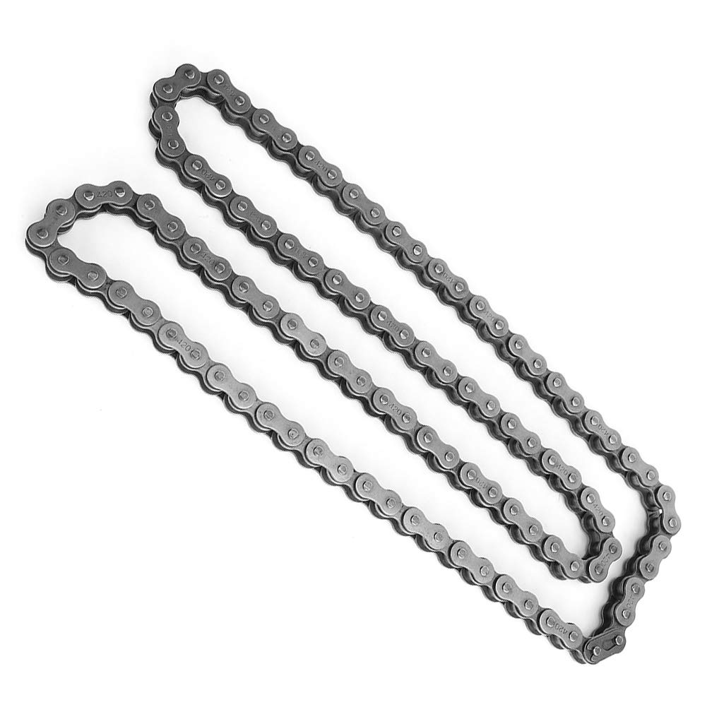 Ymiko 420-102 Motorcycle Chain for Honda 90/110/125cc Dirt Bikes, ATV, Quad & TaoTao SUNL Chinese Motorbikes | Heavy Duty Replacement Chain for Off-Road Riding & Trail Adventures