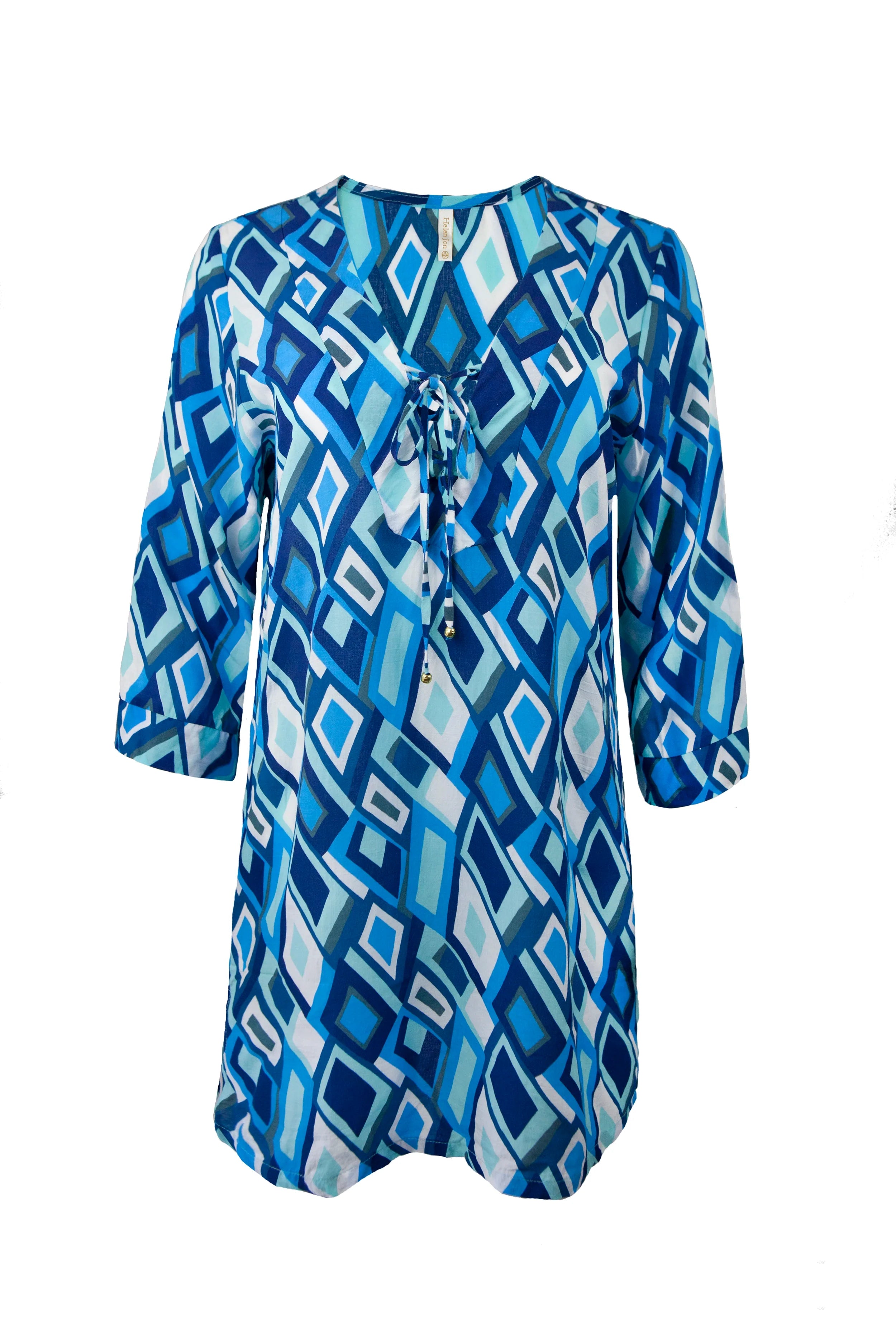 Elegant Lace Front Tunic Dress - Flowy Boho Chic Blouse for Women | Perfect for Summer Beach, Vacation & Casual Outings