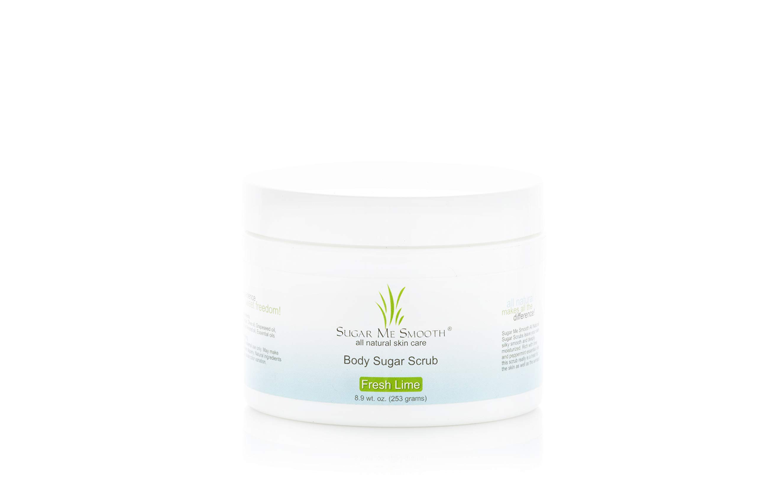 Sugar Me Smooth Body Sugar Scrub - Fresh Lime Scent | Ultra Hydrating & Exfoliating for Soft Skin | Natural Body Care for Women | Perfect for Shower, Spa & Self-Care Routine