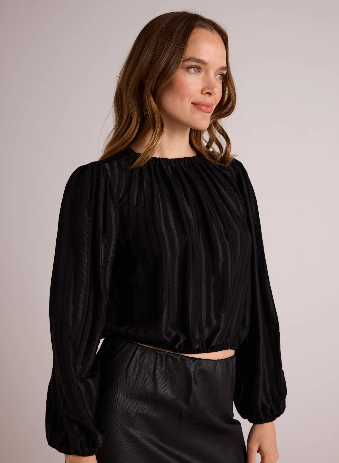 Elastic Shirred Top for Women - Stretchy Comfortable Blouse for Casual & Party Wear - Perfect for Everyday Outfits, Dates, and Office
