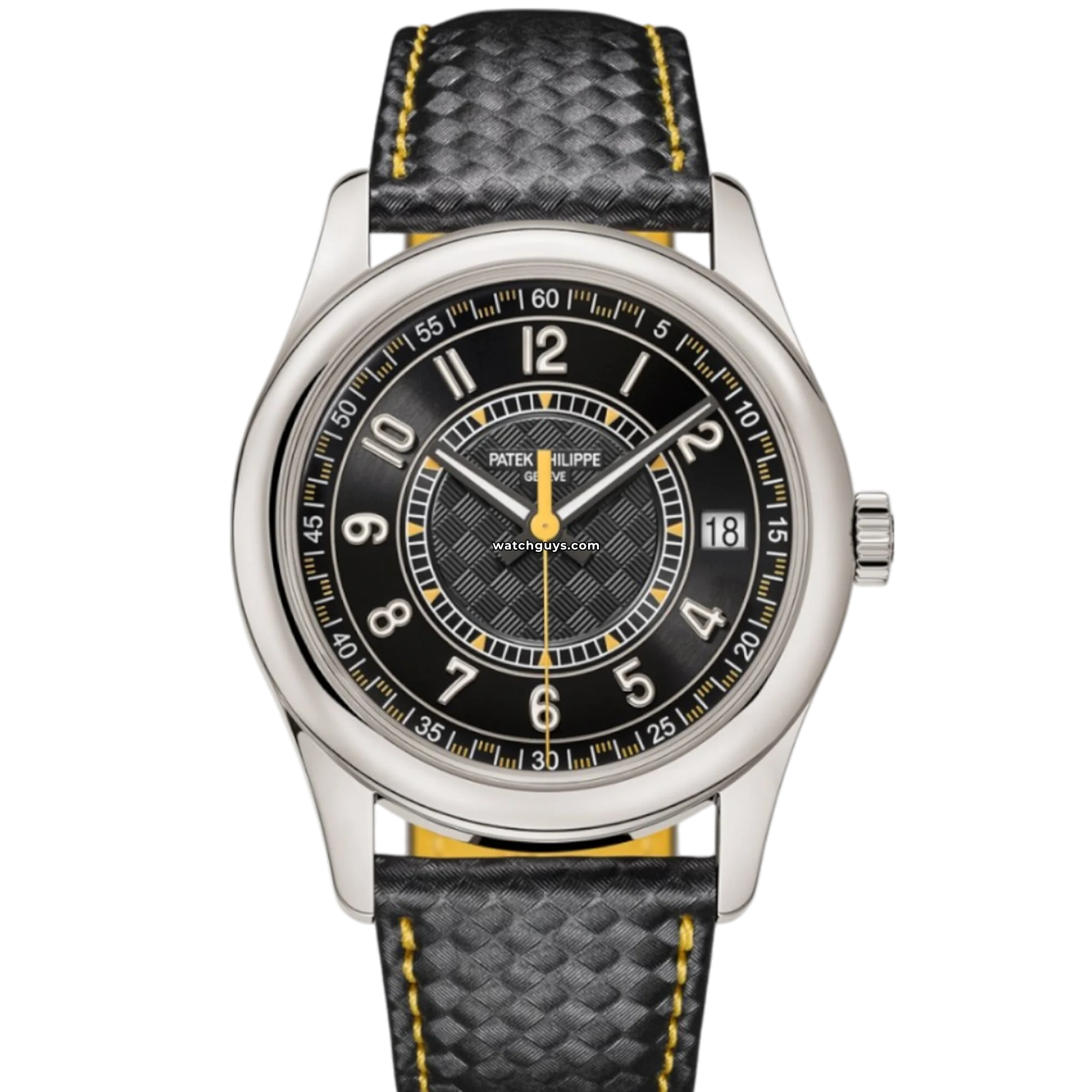 Patek Philippe Calatrava 6007G-001 Luxury Men's Watch - Swiss Automatic Movement, Silver Dial, Stainless Steel Case - Perfect for Business, Formal Events & Luxury Watch Collectors