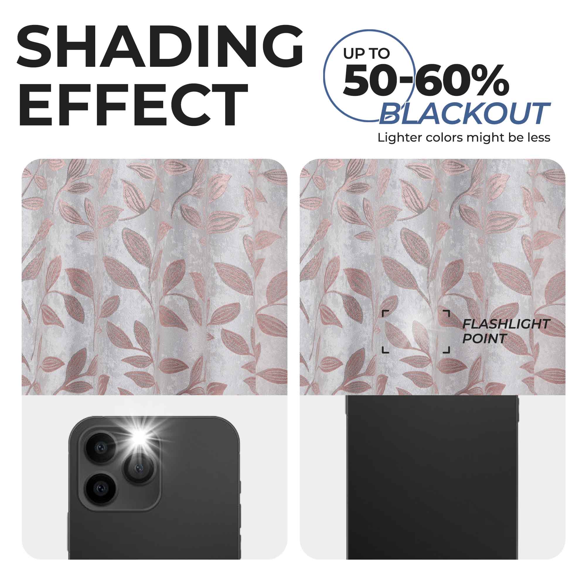 Machine Washable Blackout Curtains Set of 2 - Thermal Insulated Room Darkening Window Drapes for Bedroom & Living Room | Noise Reducing & Energy Saving Home Decor