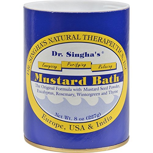 Dr. Singha's Mustard Bath - 8 oz | Natural Muscle Relief & Relaxation | Perfect for Post-Workout Recovery & Stress Relief