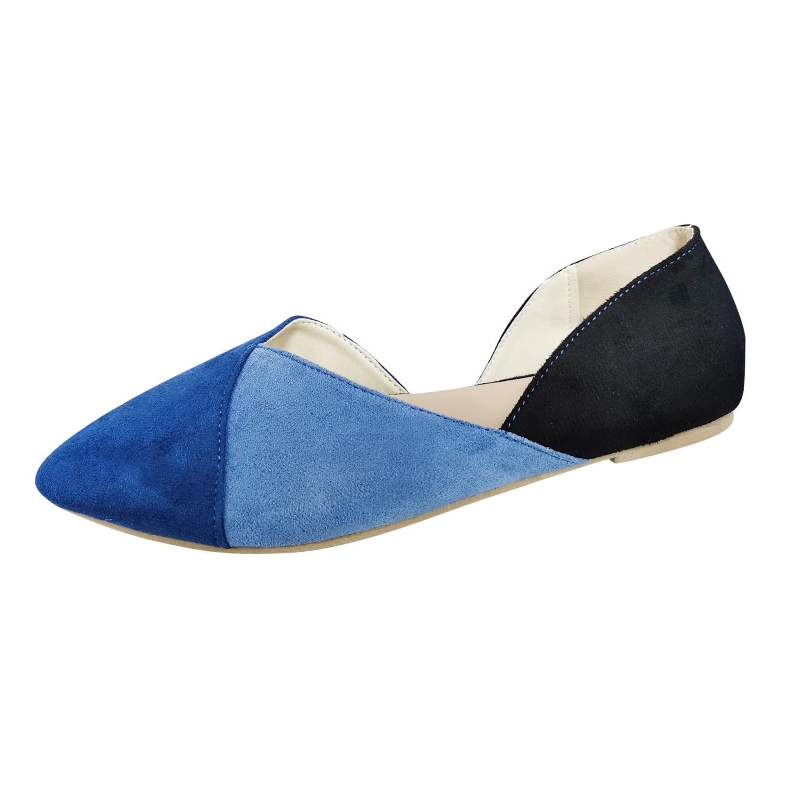 Women's Cow Print Slip-On Loafers with Memory Foam - Wide Width Comfortable Flats for Women | Perfect for Casual Wear, Office & Everyday Comfort
