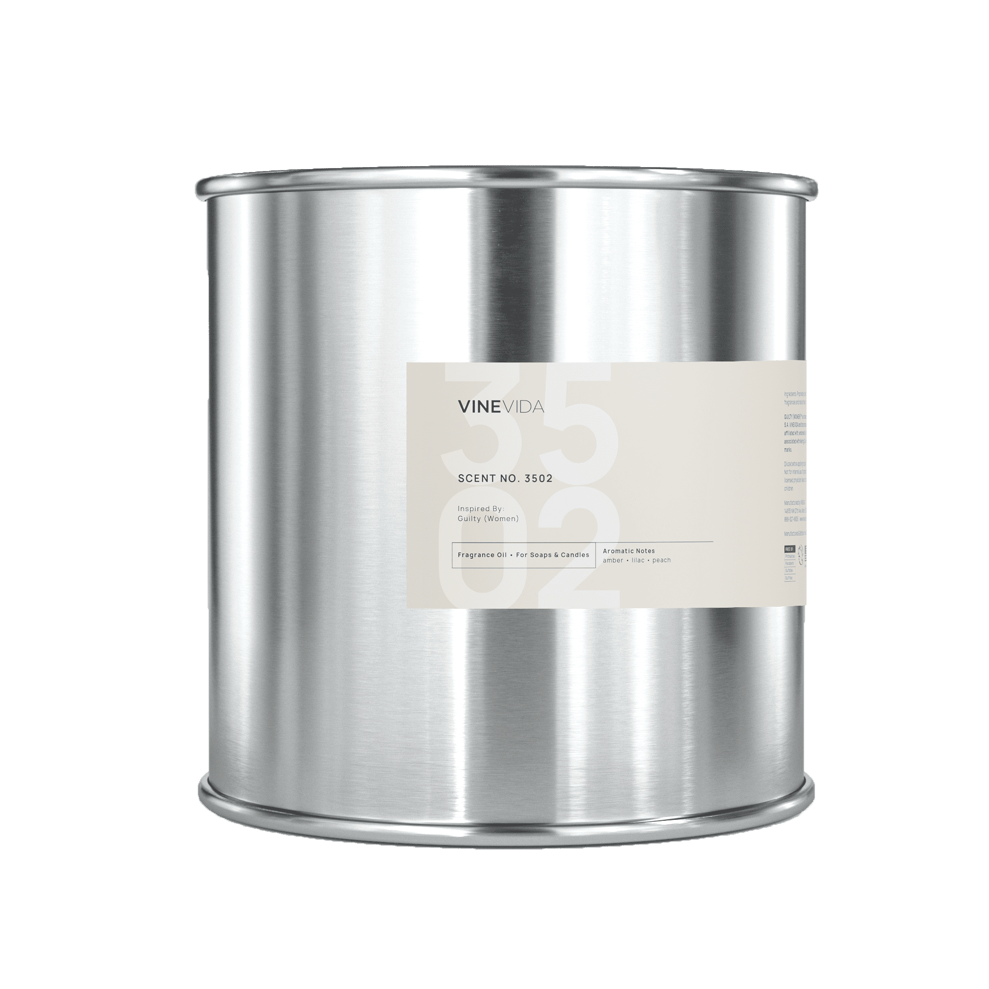 NO. 3502 Premium Fragrance Oil for Soap Making & Candle Making - Gucci Guilty Women Perfume Inspired Scent - Perfect for DIY Home Fragrance, Bath & Body Products, Aromatherapy