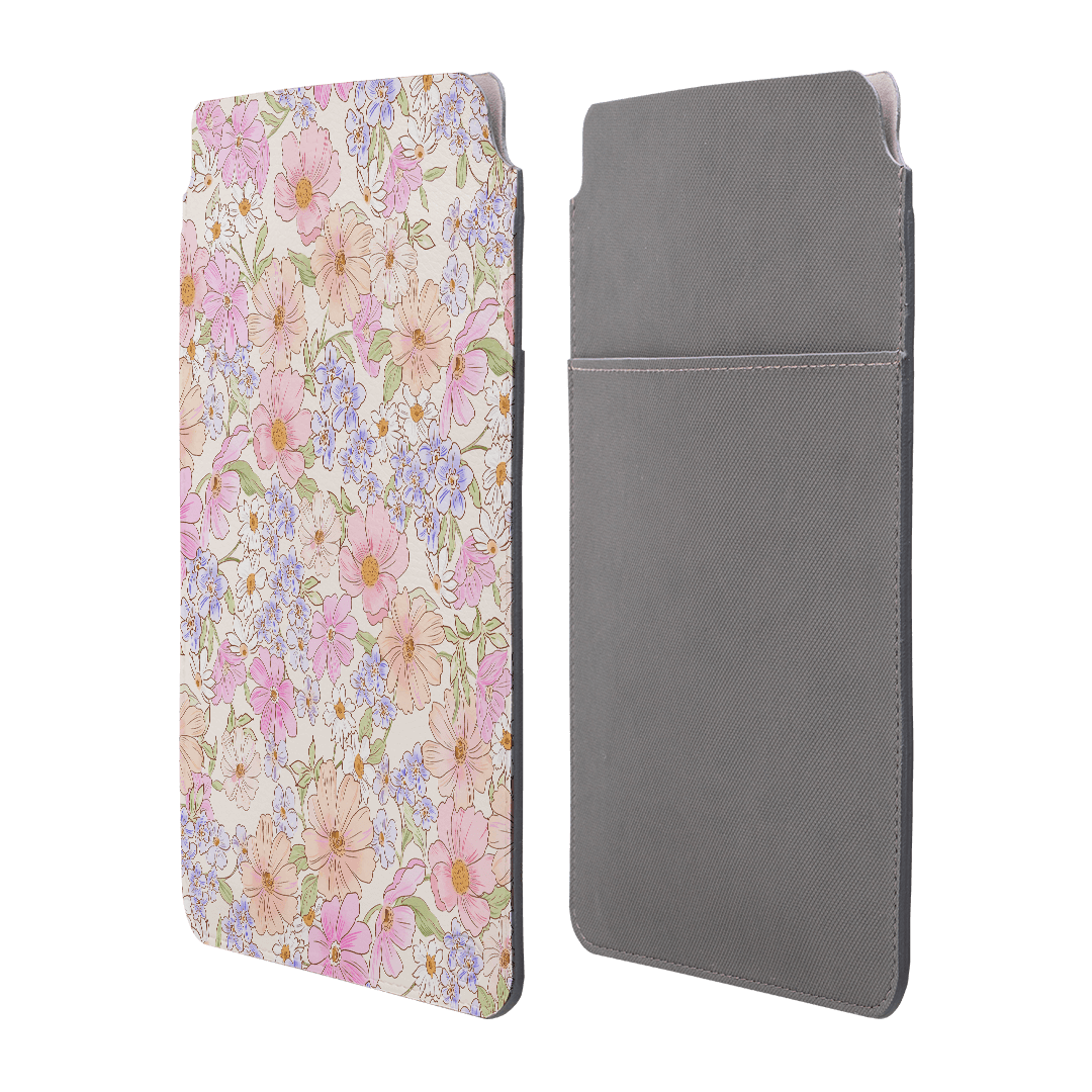 Lillia Flower Laptop Sleeve 13-15 Inch & iPad Case - Stylish Protective Cover for MacBook, iPad Pro, Air - Perfect for Work, School & Travel