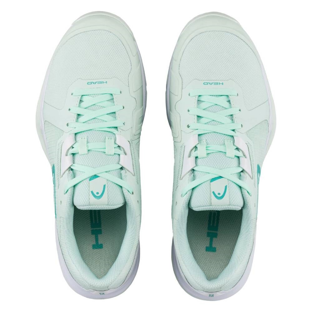 Head Sprint Team 3.5 Women's Tennis Shoes - Lightweight Performance Court Shoes for Women (Green/White) - Perfect for Tennis, Pickleball & Casual Wear