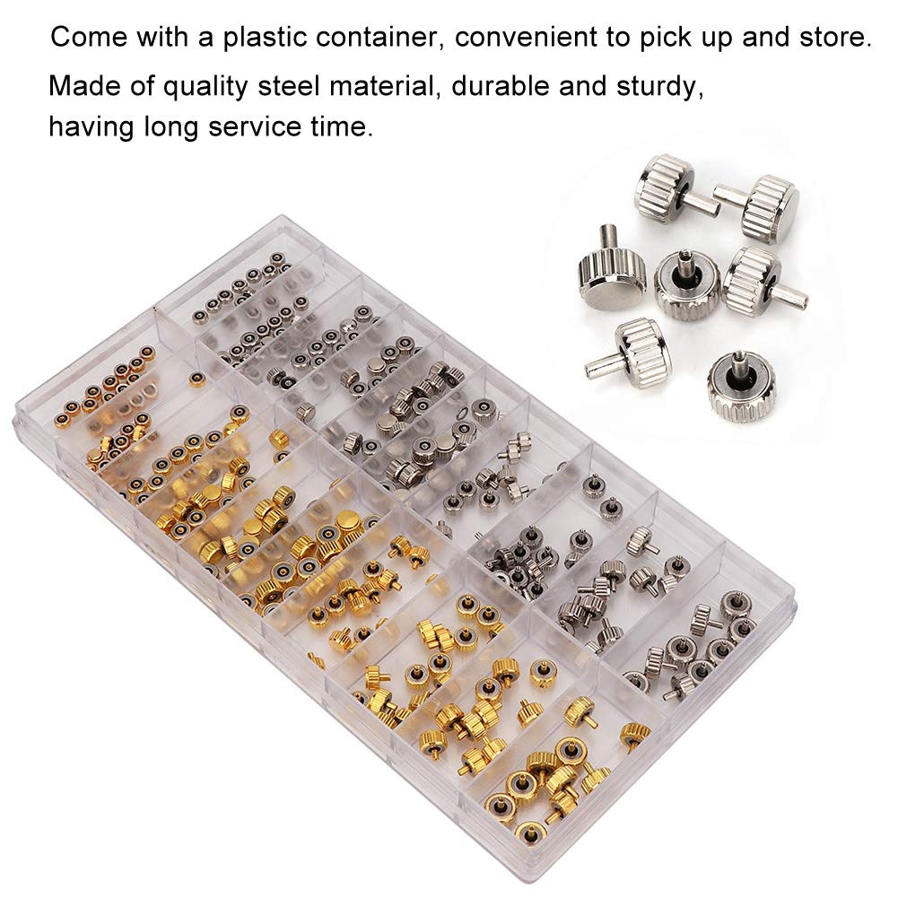Watch Repair Kit with Crown Parts - Waterproof Tool for Watch Maintenance & DIY Fixes