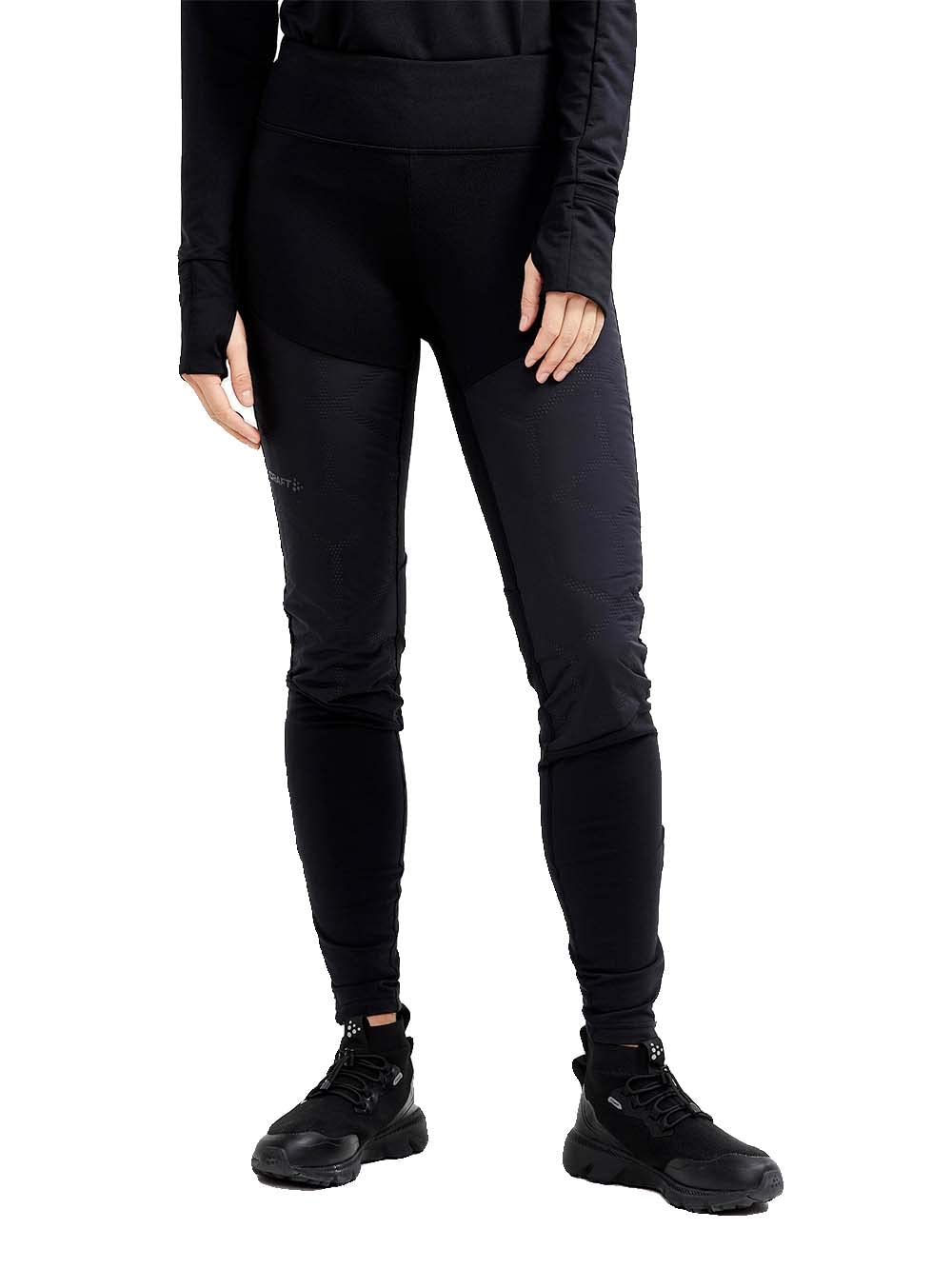 Craft Sportswear Women's ADV SubZ Thermal Running Tights - High-Performance Cold Weather Workout Leggings for Yoga, Gym & Outdoor Activities