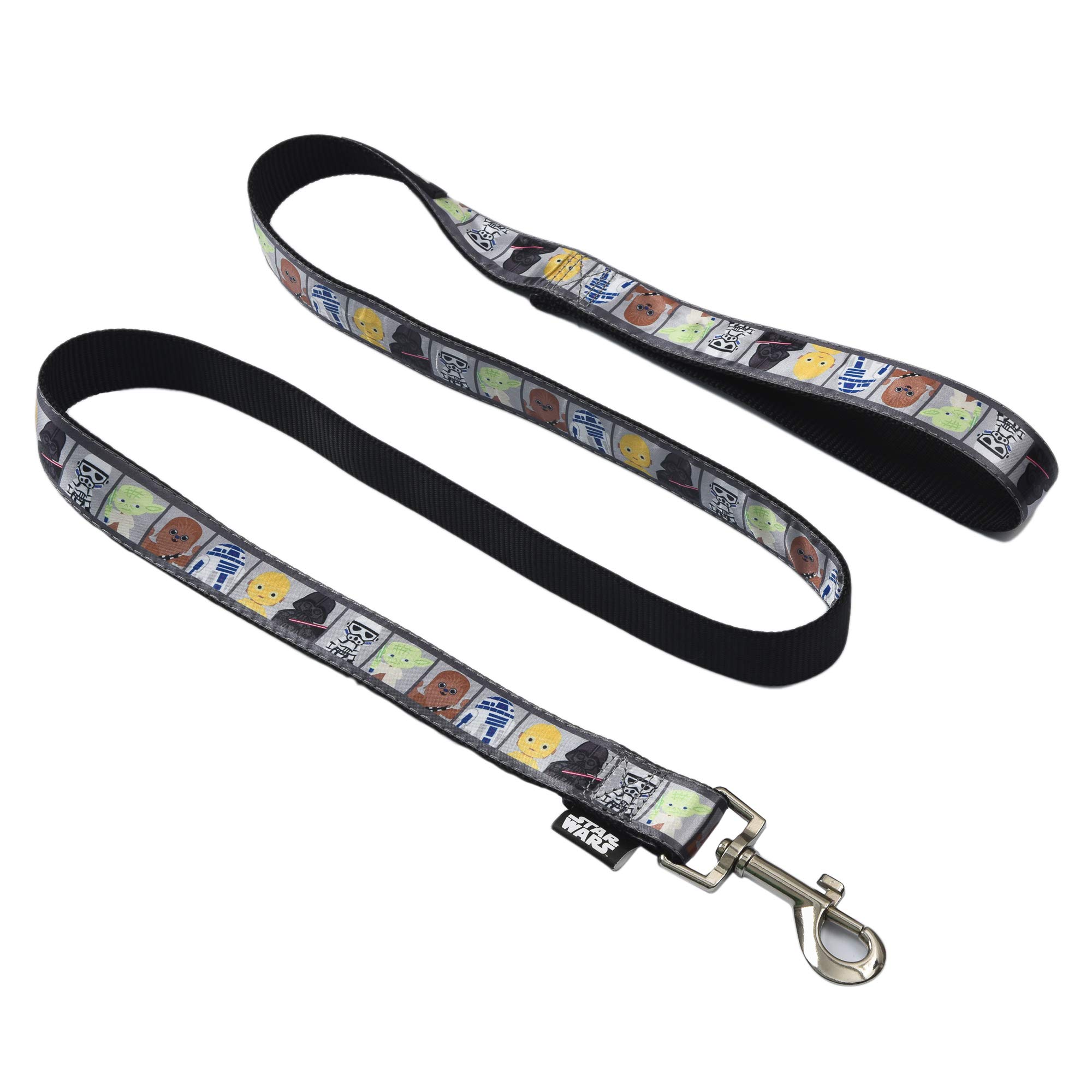 Star Wars Pet Leash 4ft - Durable Nylon Dog Leash with All-Star Characters | 48 Inch Adjustable Leash for Small Medium Large Dogs | Perfect for Walking, Training & Cosplay - May the Force Be With Your Pup