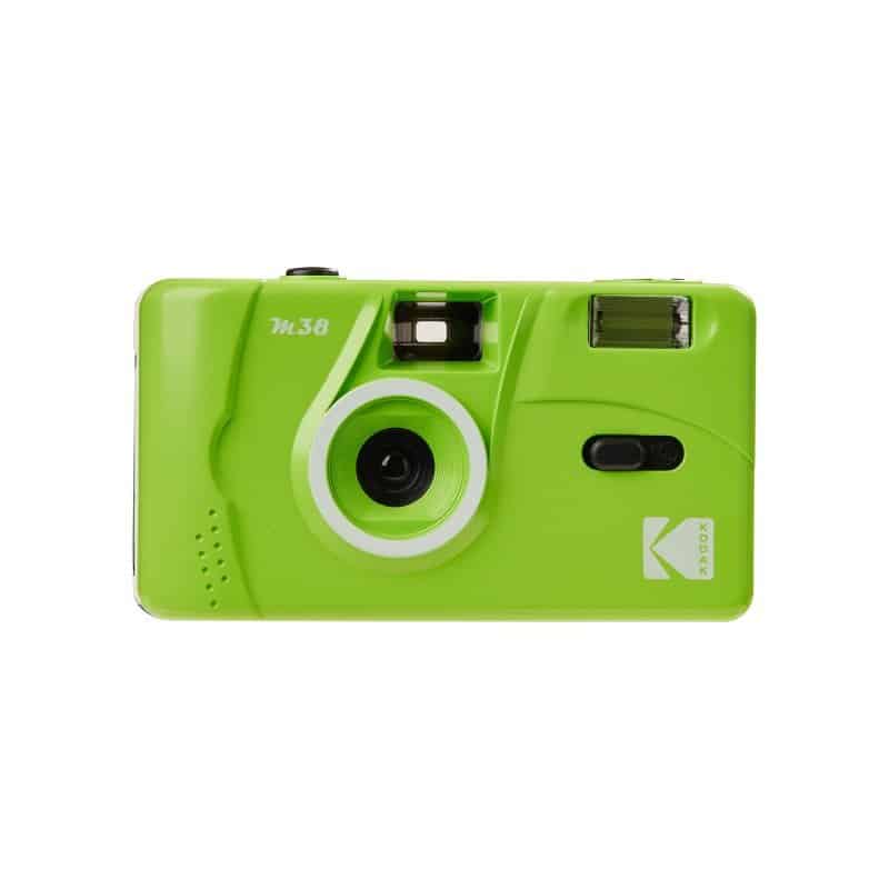 Kodak M38 Reusable Film Camera - Lime Green (DA00253) | Vintage Style 35mm Camera for Travel, Parties & Everyday Photography