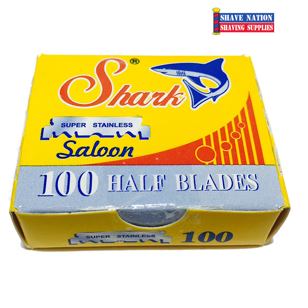 Shark Super Half Blades 100ct - Professional Hair Clipper Replacement Blades for Barbers & Stylists - Perfect for Fades, Buzz Cuts & Hair Trimming at Home or Salon