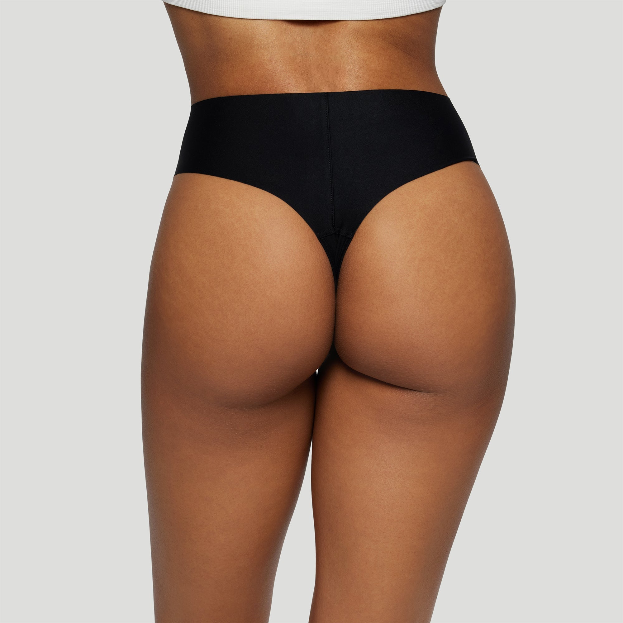 Camel Proof High Rise Thong - Seamless No Show Underwear for Women | Comfortable Everyday Wear, Yoga & Workout