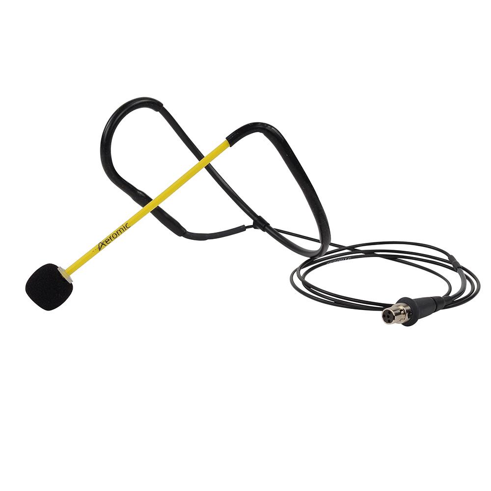 Aeromic Fitness Headset Microphone - Wireless Bluetooth Headset with Noise Cancelling Mic for Gym, Running & Workouts - Perfect for Trainers, Instructors & Fitness Enthusiasts
