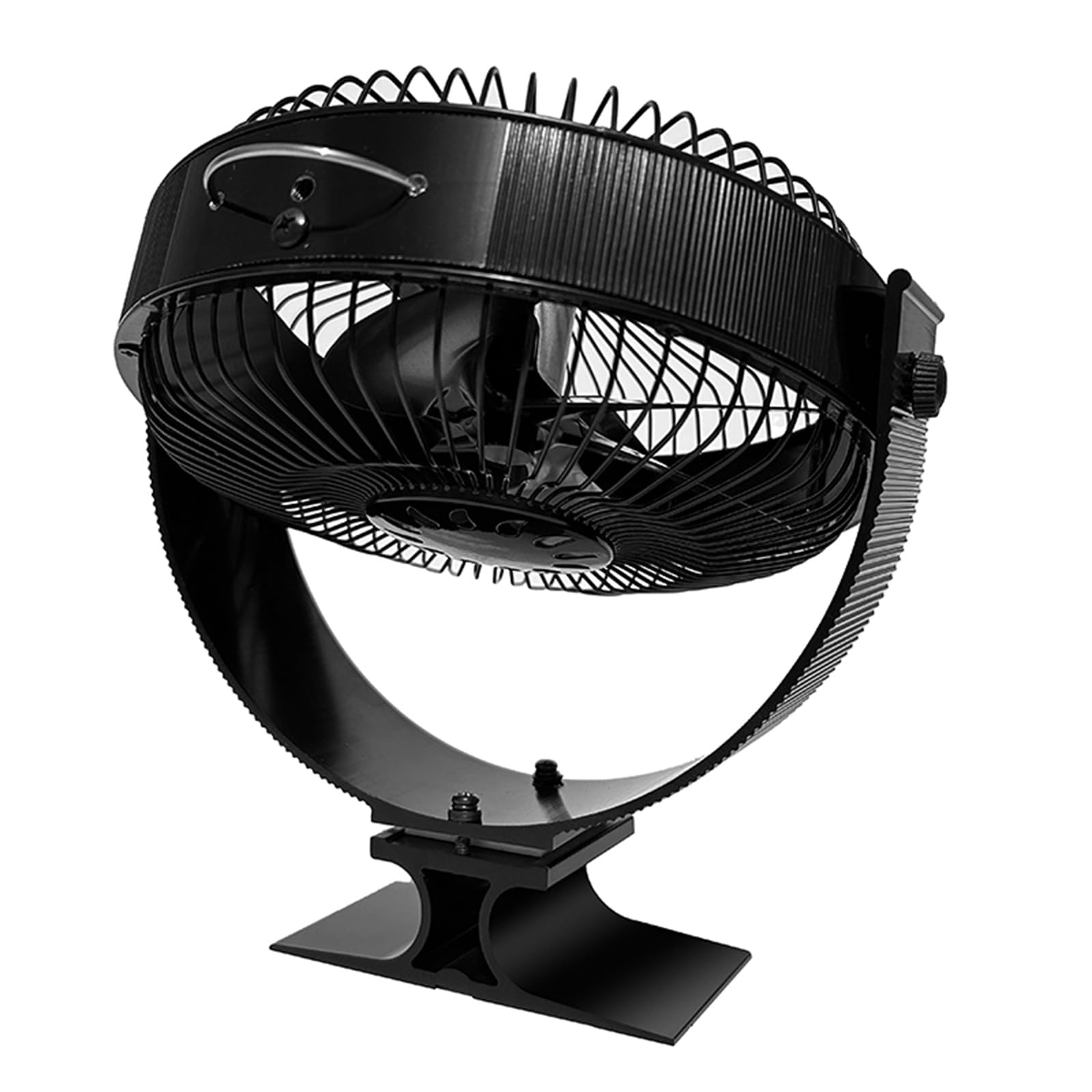 Self Starting Heat Powered Stove Fan with Protective Cover - Eco-Friendly & Energy Efficient for Home Heating | Perfect for Fireplaces, Wood Stoves & Cabin Heating
