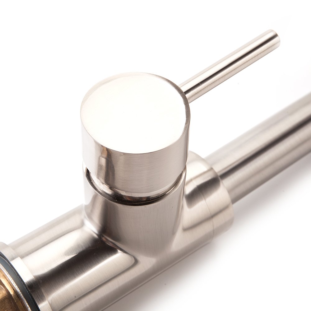 High Arc Pull Down Sprayer Kitchen Faucet - Single Handle Touch Control Stainless Steel Sink Faucet with Brushed Nickel Finish - Perfect for Modern Kitchens, Dishwashing & Food Prep