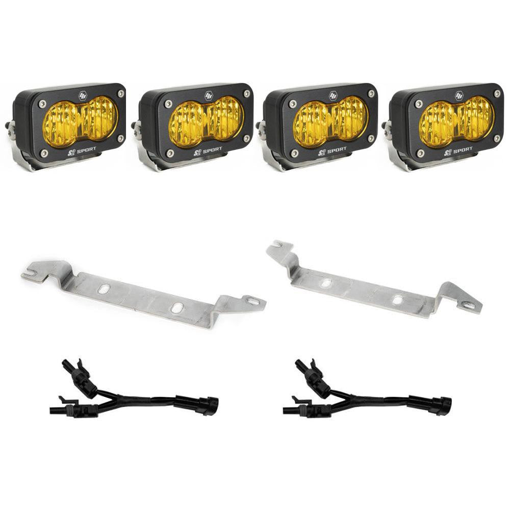 2022-2024 Toyota Tundra Baja Designs S2 Sport LED Fog Light Replacement Kit - Upgrade Your Off-Road Lighting for Night Driving & Adventure