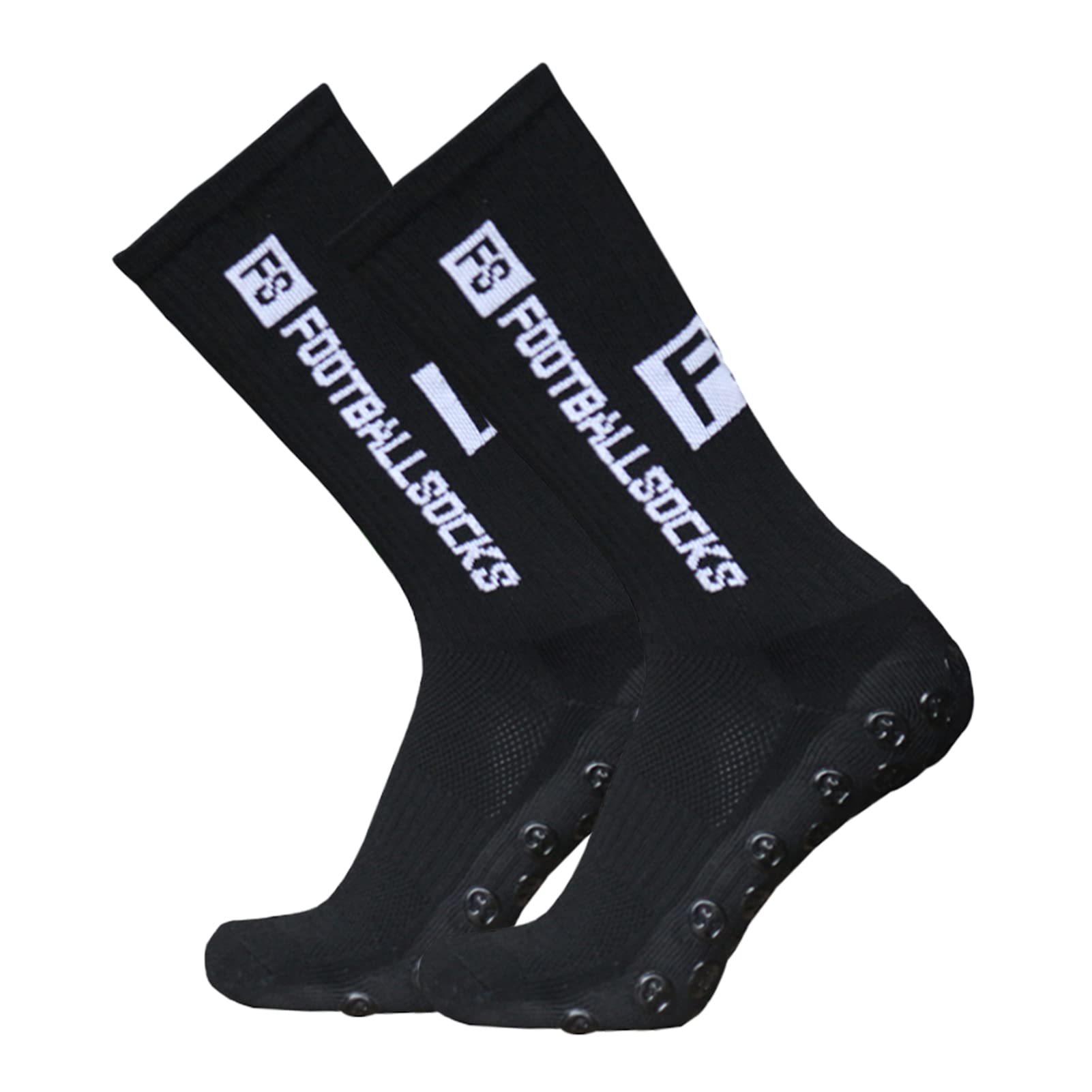 Lixada Unisex Compression Football Socks for Kids & Men - Anti-Slip Athletic Running Soccer Socks with Grips - Perfect for Outdoor Sports, Training & Match Play