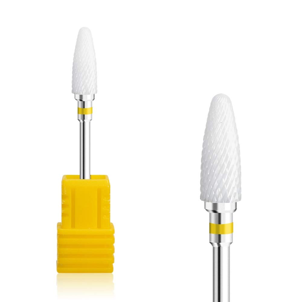 Professional Ceramic Carbide Nail Drill Bits - High Speed Rotary Burr Milling Cutters for Electric Nail Drill Machine | Perfect for Manicure, Pedicure & Nail Art | Salon & Home Use Nail Care Tools