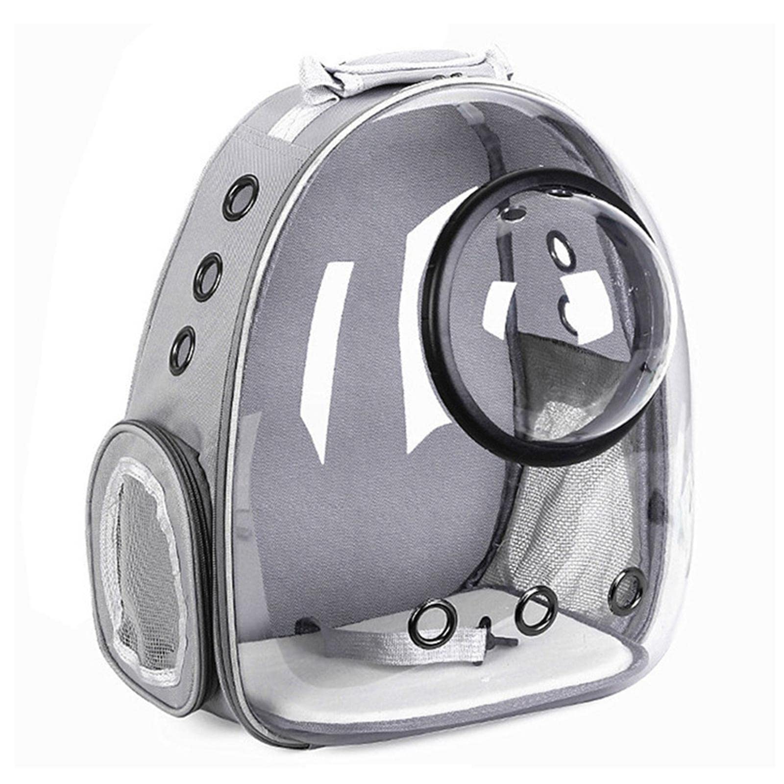 Enakshi Transparent Pet Backpack Carrier - Breathable Travel Bag for Small Dogs & Cats - Outdoor Hiking, Camping, Airplane Travel (Dark Blue) | Pet Supplies | Perfect for Vet Visits & Daily Adventures