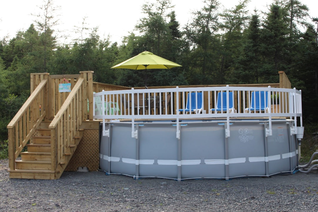 24 Premium Resin Pool Fence System Base Kits - Durable Safety Barrier for Inground & Above Ground Pools - Perfect for Backyard, Deck, and Patio Safety