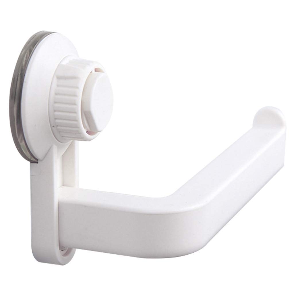 White Wall Mount Paper Towel Holder Dispenser for Kitchen & Bathroom - Space Saving Paper Towel Rack for Countertop, Under Cabinet, RV, Office Use