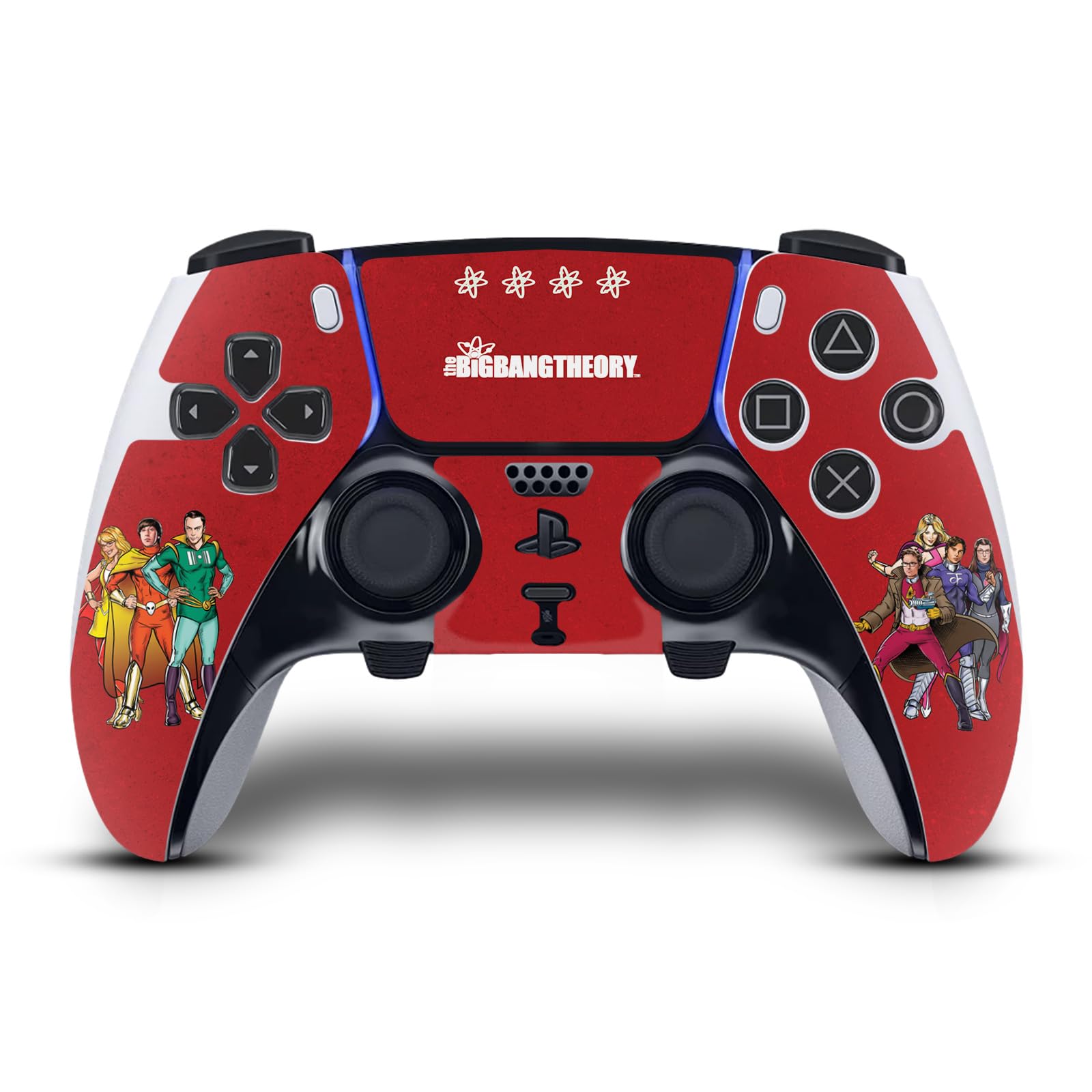 Official The Big Bang Theory Vinyl Skin Sticker for Sony PS5 DualSense Edge Controller - Licensed Gaming Decal with Graphic Design | Perfect for Gamers & TV Show Fans