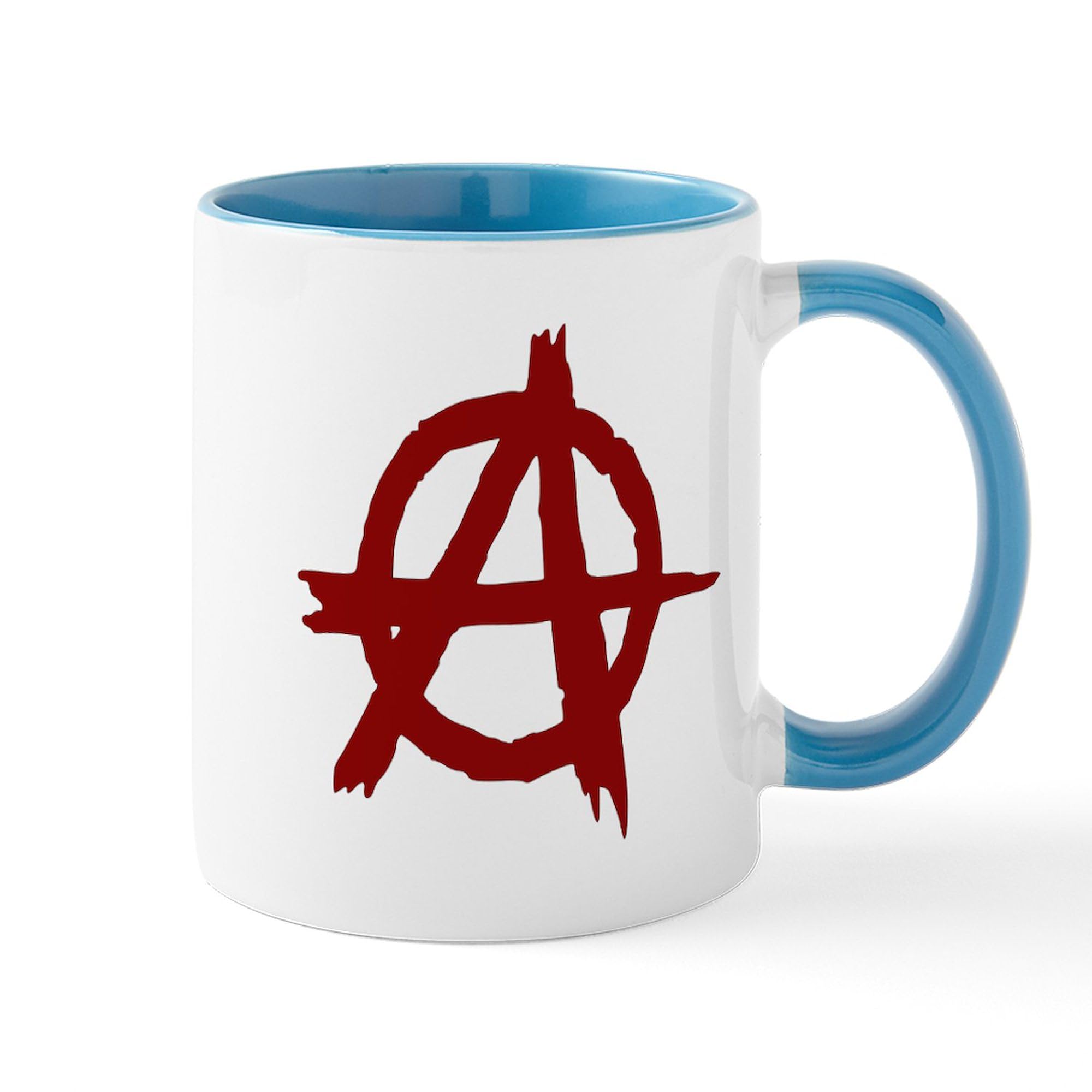 Anarchy Ceramic Coffee Mug 11 oz (325 ml) - Unique Design for Coffee, Tea & Hot Drinks - Perfect for Home, Office & Gifts