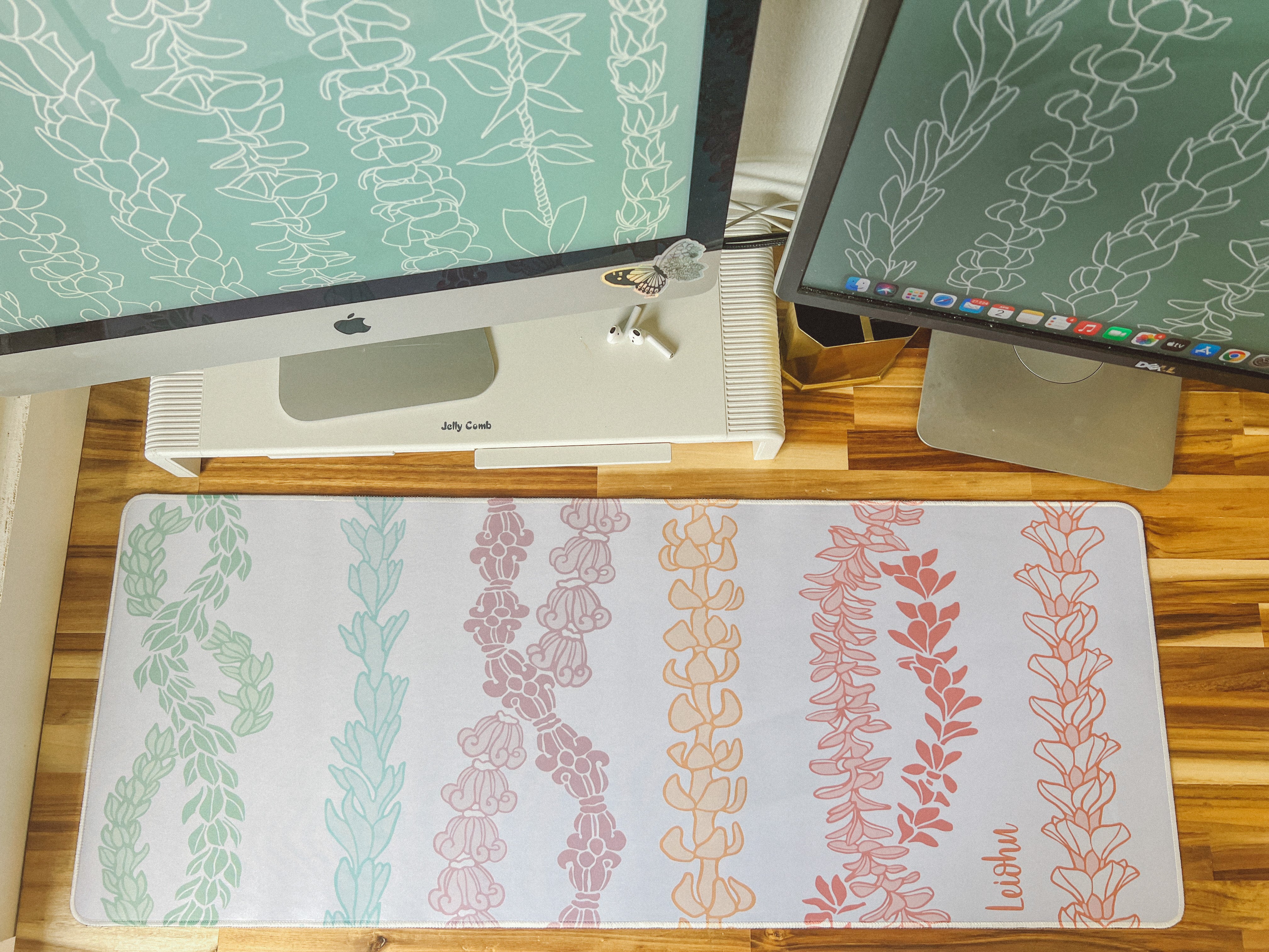 Forever Lei Premium Desk Mat - Non-Slip Mouse Pad & Keyboard Protector for Office & Gaming - Large Waterproof Writing Surface for Work, Study, and Home Office Setup