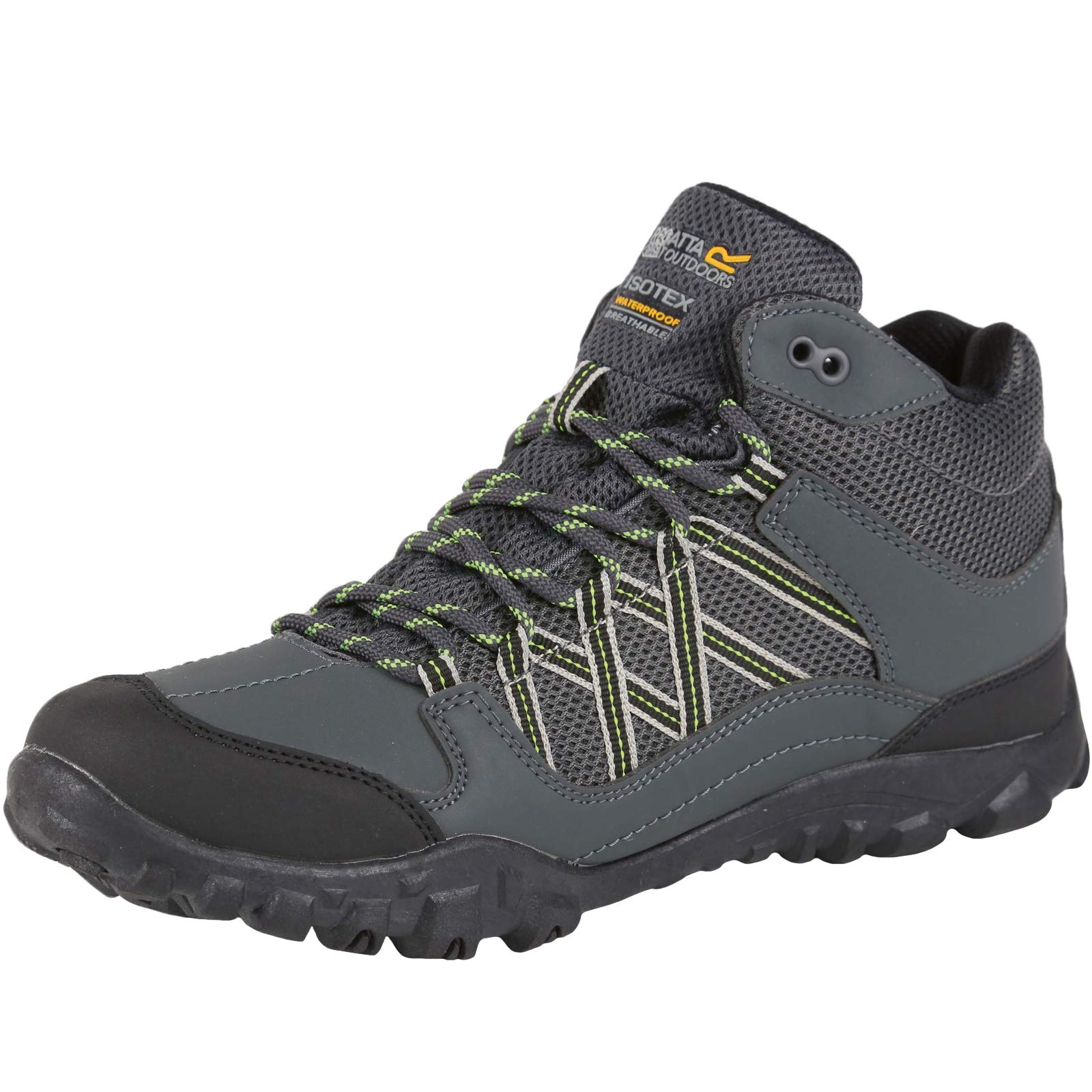 Regatta Men's Edgepoint Mid WP Waterproof Hiking Boots - Lightweight & Durable for Outdoor Adventures, Trekking & Camping