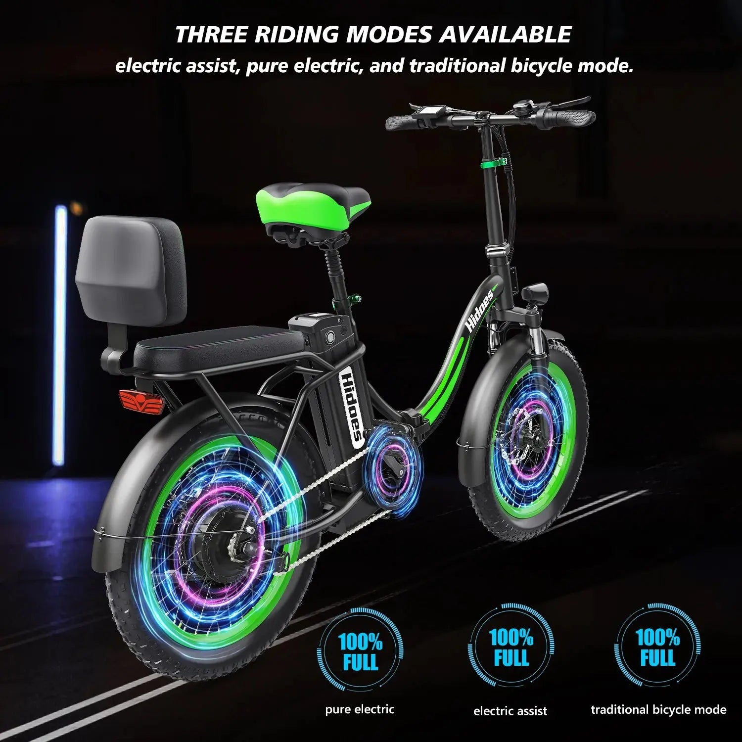 2025 Hidoes C1 Mini Folding Electric Bike - 750W Motor, 48V Battery, 20
