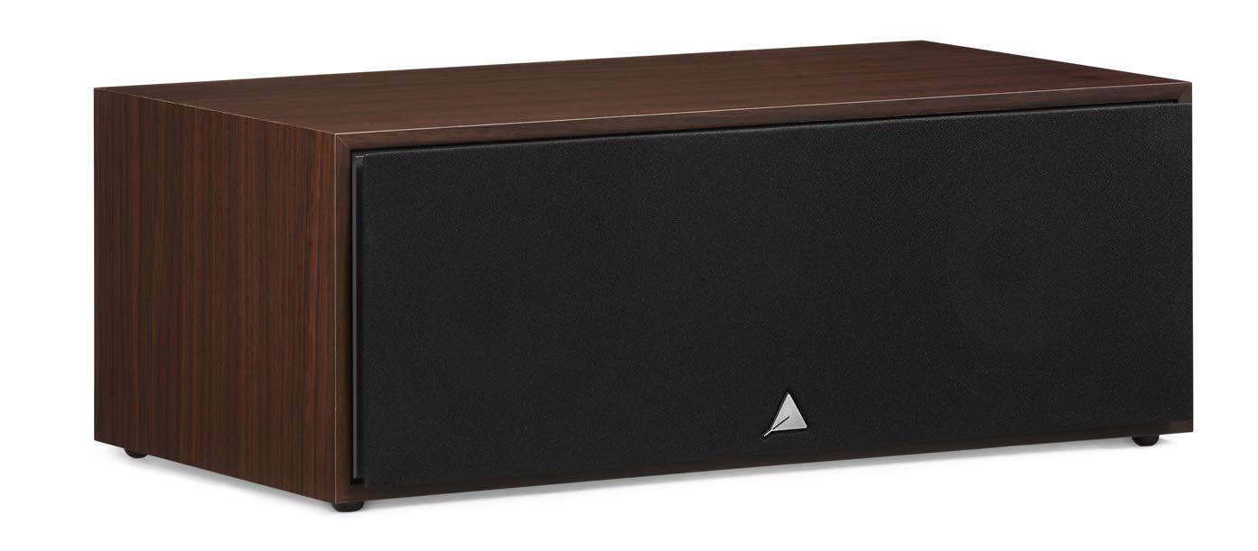 Triangle BOREA BRC1 2-Way Center Channel Speaker for Home Theater - 100W Power Handling, 90dB Sensitivity, Bass Reflex Design - 485 x 176 x 274mm Walnut Finish - Perfect for Movie Nights & Surround Sound Systems