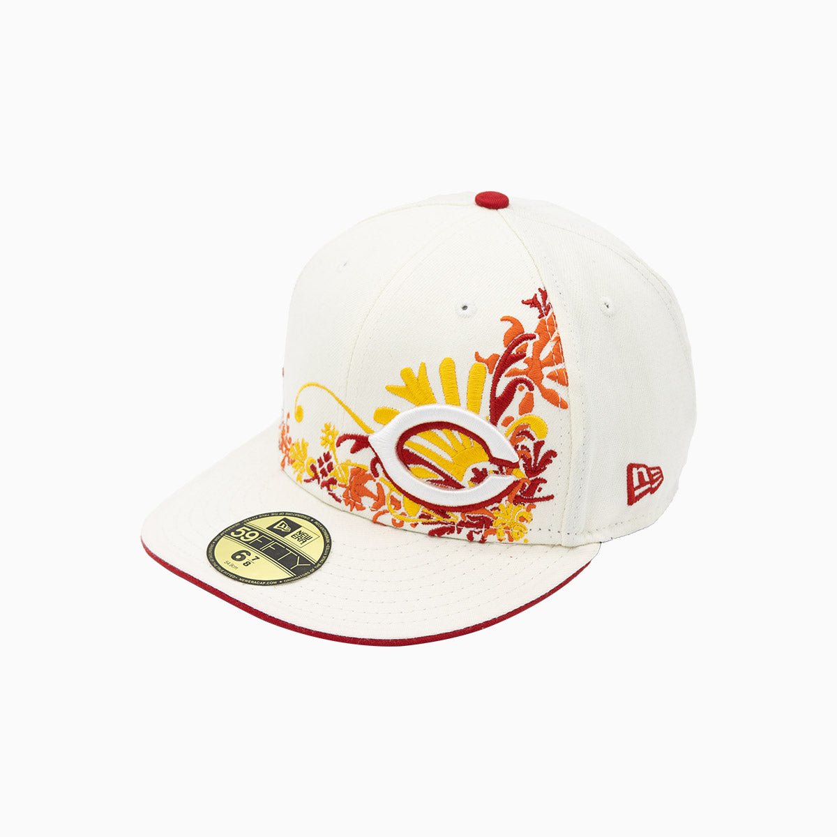 Official Cincinnati Reds MLB 59FIFTY Fitted Baseball Cap - Adjustable Snapback Hat for Men & Women - Perfect for Games, Tailgating & Fan Gear Collection