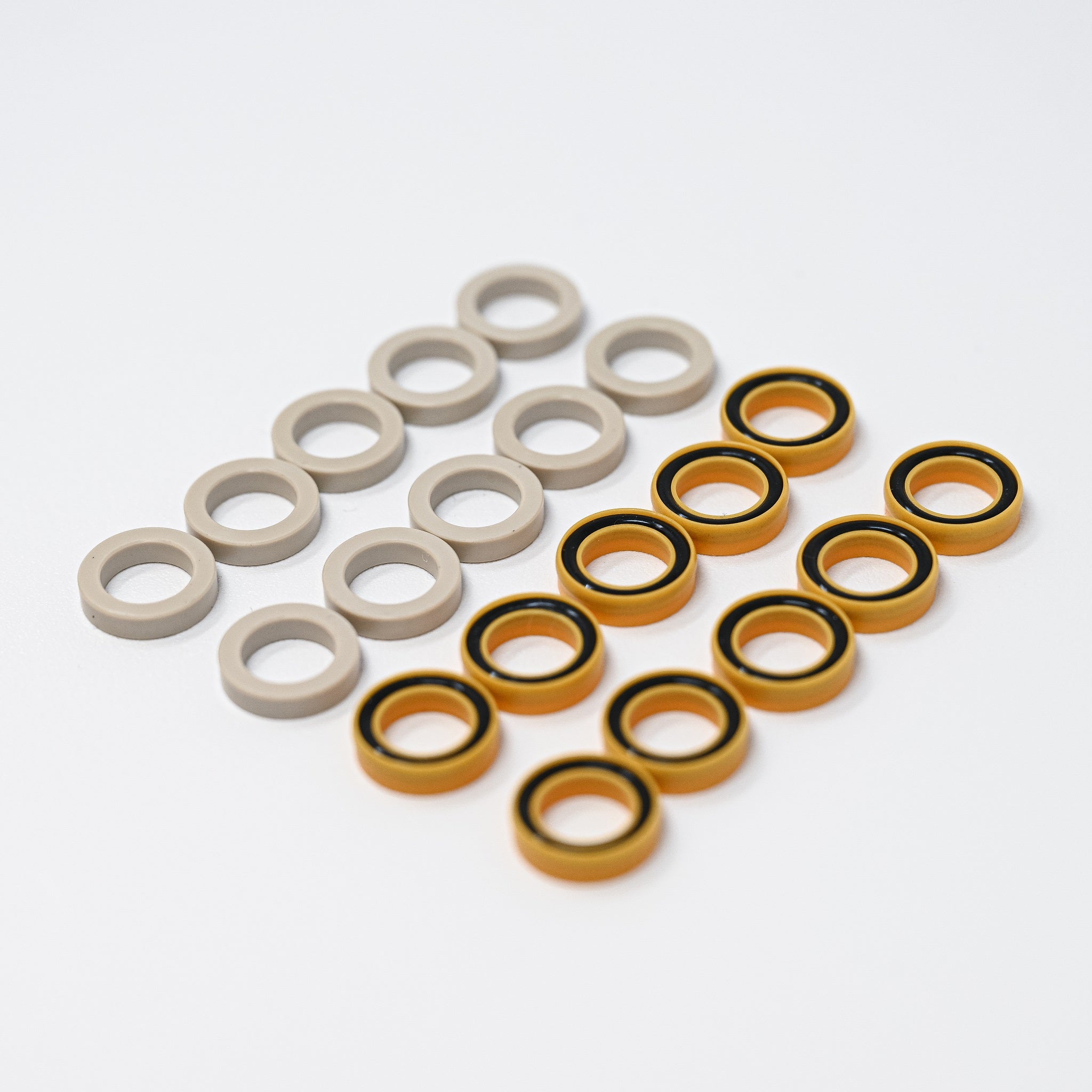 Flangeless Omniflex™ O Ring Seal (3/8 Inch) - 10 Pack - High-Temperature Resistant, Durable Rubber Gasket for Plumbing, Hydraulic Systems & Automotive Applications