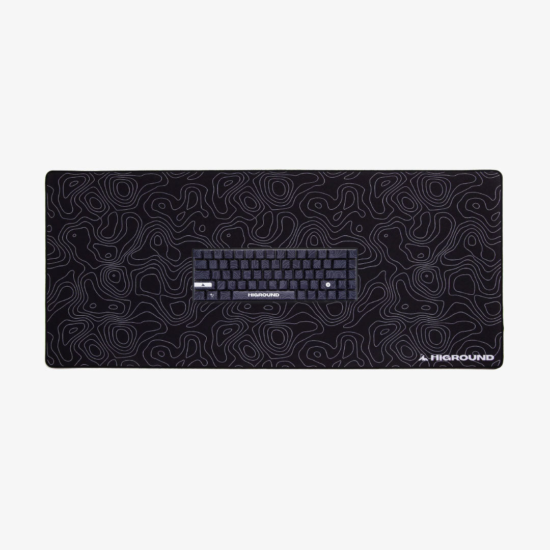 BLACKICE Bundle - Basecamp 65+ Keyboard & XL Gaming Mousepad Set | Perfect for PC Gaming, Office Work, and Streaming Setup