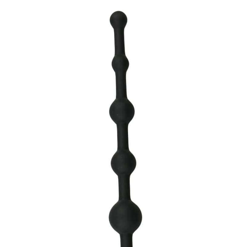 Silicone Anal Beads for Men - Adult Sex Toys, Penile Dilator & Stimulation Stick - Black - Perfect for Couples Play, Solo Pleasure & Sensual Exploration